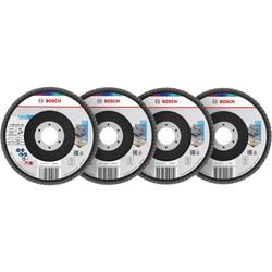 Bosch X451 Fächerschleifscheiben Set, 125x22,23mm, K40/K60/K80/K120, Z29, 60-tlg. Nr. 2608626160