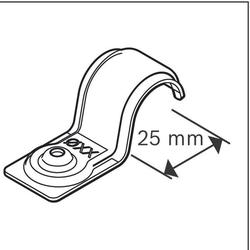 Bosch PRO Metall-Einzelkabelhalter, EMS-25, 200er-Pack Nr. 1600A03C2C