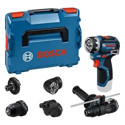 Bosch Schrauber GSR 12V-32 FC, diverse Aufsätze, Zusatzhandgriff, Tiefenanschlag, L-BOXX Nr. 06019N7102