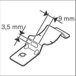 Bosch PRO EMT-B Metall-Kabelbandhalter, 100er-Pack Nr. 1600A03C2U