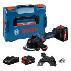 Bosch EXPERT Akku-Winkelschleifer EXWS18V-15S mit 2x EXBA18V-80 und Ladegerät in L-BOXX 162 Nr. 06019M6003