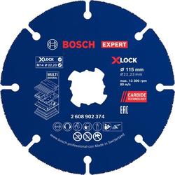 Bosch EXPERT Multi Material Carbide-Trennscheibe, 115x22,23mm, X-Lock, 10-tlg. Nr. 2608902376