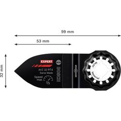 Bosch EXPERT AVZ 32 RT4 Schleiffinger, 32x53mm Nr. 2608902066