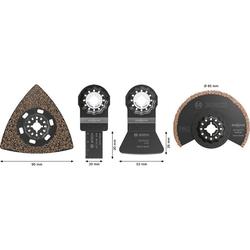 Bosch Starlock Fliesensägeblatt-Set, 4-tlg. Nr. 2608669127