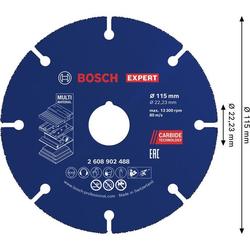 Bosch EXPERT Multi Material Carbide-Trennscheibe, 115x22,23mm Nr. 2608902488