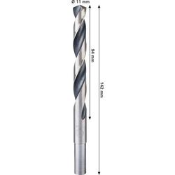 Bosch Metal HSS Spiralbohrer, 11x94x142mm, CYL Reduzierter Schaft Nr. 2608577856