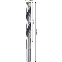 Bosch Metal HSS Spiralbohrer, 11,5x94x142mm, CYL Reduzierter Schaft Nr. 2608577857