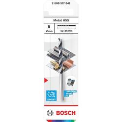 Bosch Metal HSS Spiralbohrer, 5x52x86mm, CYL-Schaft Nr. 2608577842