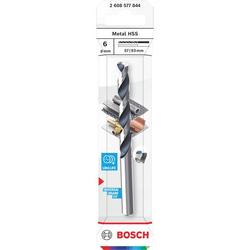Bosch Metal HSS Spiralbohrer, 6x57x93mm, CYL-Schaft Nr. 2608577844