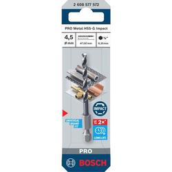 Bosch PRO Metal HSS-G Impact Spiralbohrer, 4,5x47x87mm Nr. 2608577572