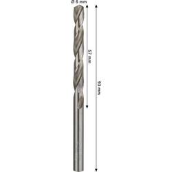 Bosch PRO Metal HSS-G Spiralbohrer, 6x57x93mm Nr. 2608577650