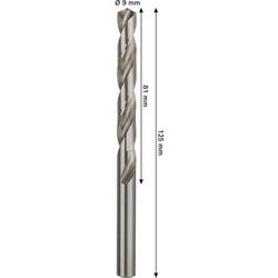 Bosch PRO Metal HSS-G Spiralbohrer, 9x81x125mm Nr. 2608577658