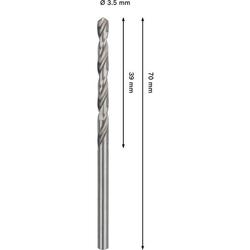 Bosch PRO Metal HSS-G Spiralbohrer, 3,5x39x70mm, 2er-Pack Nr. 2608577637