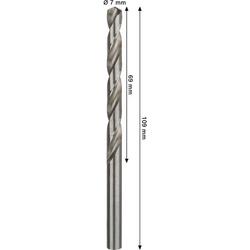 Bosch PRO Metal HSS-G Spiralbohrer, 7x69x109mm Nr. 2608577653