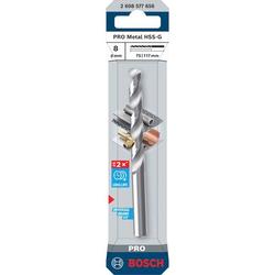 Bosch PRO Metal HSS-G Spiralbohrer, 8x75x117mm Nr. 2608577656