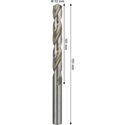 Bosch PRO Metal HSS-G Spiralbohrer, 12x101x151mm Nr. 2608577664