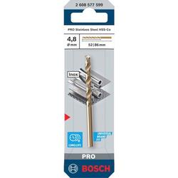 Bosch PRO Stainless Steel HSS-Co Spiralbohrer, 4,8x52x86mm Nr. 2608577599