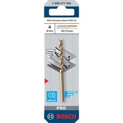 Bosch PRO Stainless Steel HSS-Co Spiralbohrer, 4x43x75mm Nr. 2608577595