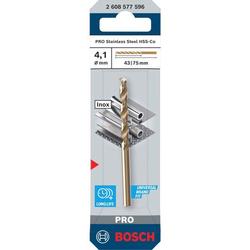 Bosch PRO Stainless Steel HSS-Co Spiralbohrer, 4,1x43x75mm Nr. 2608577596
