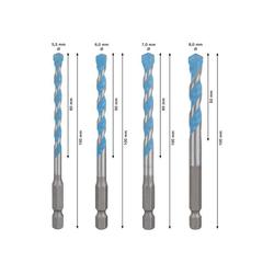 Bosch EXPERT HEX-9 Multi Construction Bohrer-Set, D= 4/5/6/6/8mm, 5-tlg. Nr. 2608902289