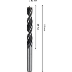 Bosch PRO Wood Holzspiralbohrer, 10x80x120mm Nr. 2608577713
