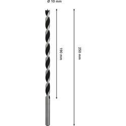 Bosch PRO Wood Holzspiralbohrer, 10x190x250mm Nr. 2608577723