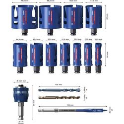 Bosch EXPERT Construction Material Power Change Plus-Lochsägen-Set, 15-tlg. Nr. 2608901950