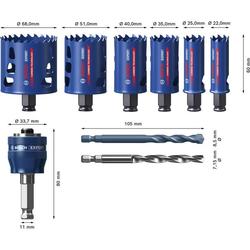 Bosch EXPERT Multi Material Power Change Plus-Lochsäge, 22/25/35/40/51/68x60mm,9-tlg. Nr. 2608901907
