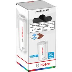 Bosch Brick and Soft Tile Lochsäge mit Aufsteckhalter, 43x60mm Nr. 2608594533