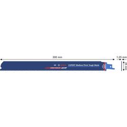 Bosch EXPERT Medium-Thick Tough Metal S1255HHC Säbelsägeblatt Nr. 2608902326