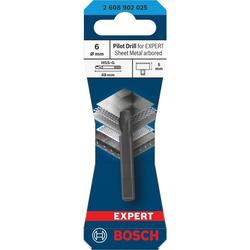 Bosch Zentrierbohrer für EXPERT Sheet Metal Lochsäge mit Aufsteckhalter, Ø 6x5x48mm Nr. 2608902025