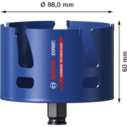 Bosch EXPERT Construction Material Power Change Plus Lochsäge, 98x60mm Nr. 2608901940