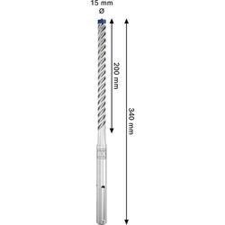 Bosch EXPERT SDS max-8X Bohrer, 15x200x340mm Nr. 2608900212