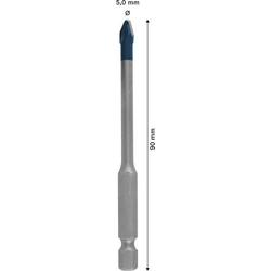 Bosch EXPERT HEX-9 Hard Ceramic Bohrer, 5x90mm Nr. 2608902305