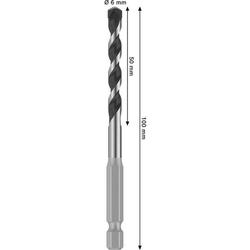 Bosch PRO HEX-5 Bohrer, 6x50x100mm Nr. 2608706976
