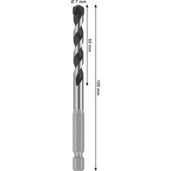 Bosch PRO HEX-5 Bohrer, 7x50x100mm Nr. 2608706983