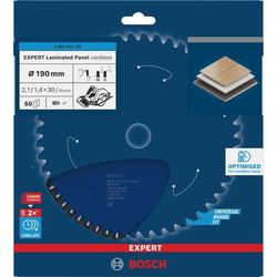 Bosch EXPERT Laminated Panel Kreissägeblatt, 190x2,1x30mm, Z60 Nr. 2608902128