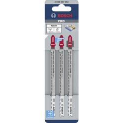 Bosch PRO Plastics PVC clean T302H Stichsägeblatt, 132mm, 3-tlg. Nr. 2608667052