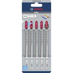 Bosch PRO Plastics PVC clean T302H Stichsägeblatt, 132mm, 5-tlg. Nr. 2608667053