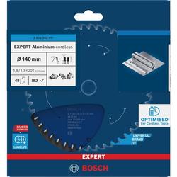 Bosch EXPERT Aluminium Kreissägeblatt, 140x20mm, Z48 Nr. 2608902117