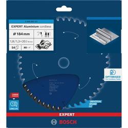 Bosch EXPERT Aluminium Kreissägeblatt, 184x20mm, Z54 Nr. 2608902121