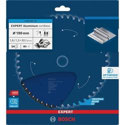 Bosch EXPERT Aluminium Kreissägeblatt, 190x30mm, Z54 Nr. 2608902122