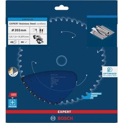 Bosch EXPERT Stainless Steel Kreissägeblatt, 203x15,88mm, Z48 Nr. 2608902220