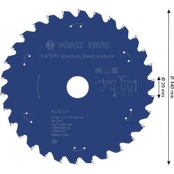 Bosch EXPERT Stainless Steel Kreissägeblatt, 140x20mm, Z30 Nr. 2608902133