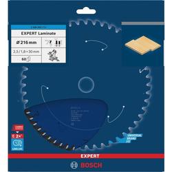 Bosch EXPERT Laminat Kreissägeblatt, 216x30mm, Z60 Nr. 2608902212