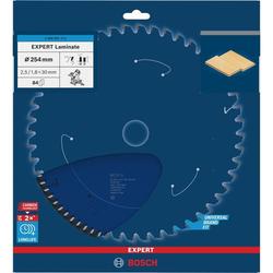 Bosch EXPERT Laminat Kreissägeblatt, 254x30mm, Z84 Nr. 2608902213