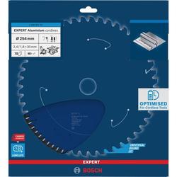 Bosch EXPERT Aluminium Kreissägeblatt, 254x30mm, Z78 Nr. 2608902191