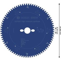 Bosch EXPERT High Pressure Laminate Kreissägeblatt, 260x30mm, Z80 Nr. 2608902125