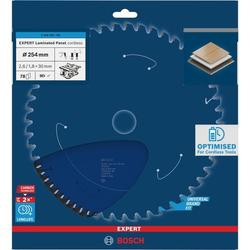 Bosch EXPERT Laminated Panel Kreissägeblatt, 254x30mm, Z78 Nr. 2608902195