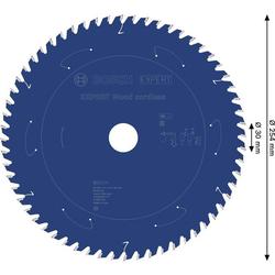Bosch EXPERT Wood Kreissägeblatt, 254x1,6x30mm, Z60 Nr. 2608902177